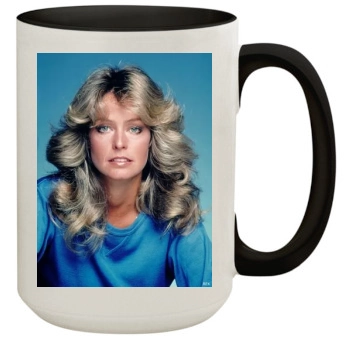 Farrah Fawcett 15oz Colored Inner & Handle Mug