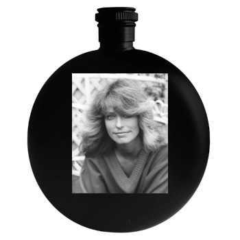 Farrah Fawcett Round Flask