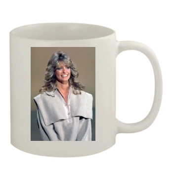 Farrah Fawcett 11oz White Mug