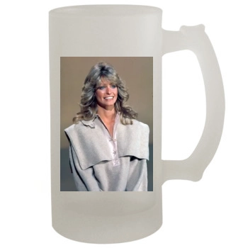 Farrah Fawcett 16oz Frosted Beer Stein