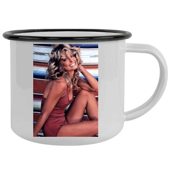 Farrah Fawcett Camping Mug