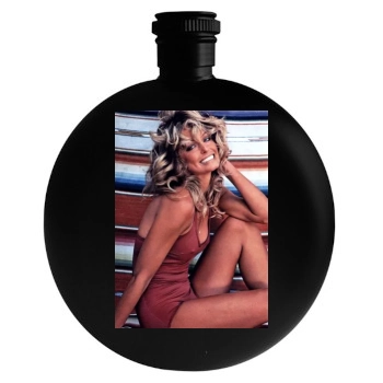 Farrah Fawcett Round Flask