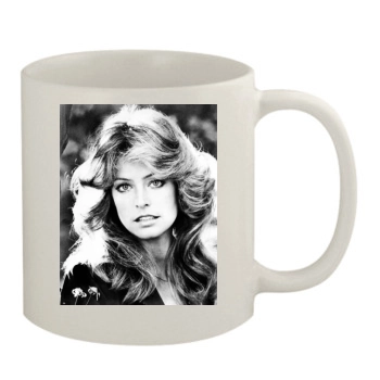 Farrah Fawcett 11oz White Mug