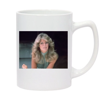 Farrah Fawcett 14oz White Statesman Mug