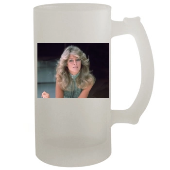 Farrah Fawcett 16oz Frosted Beer Stein