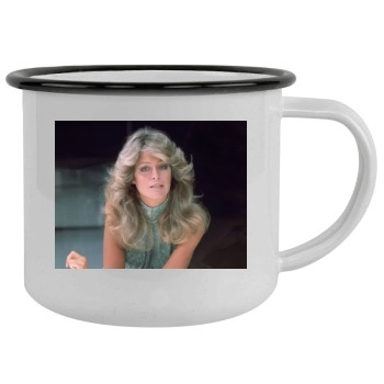 Farrah Fawcett Camping Mug