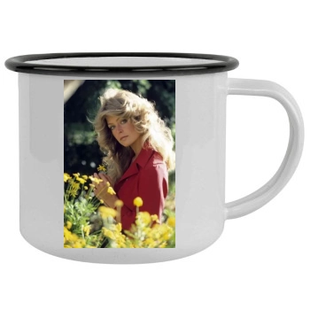 Farrah Fawcett Camping Mug