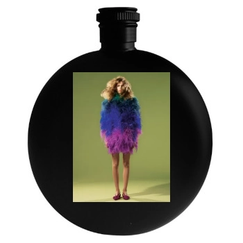 Hedvig Palm Round Flask