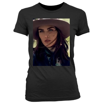 Hilary Rhoda Women's Junior Cut Crewneck T-Shirt