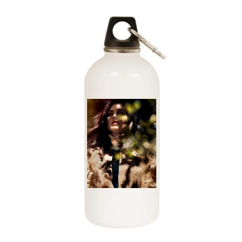 Hilary Rhoda White Water Bottle With Carabiner