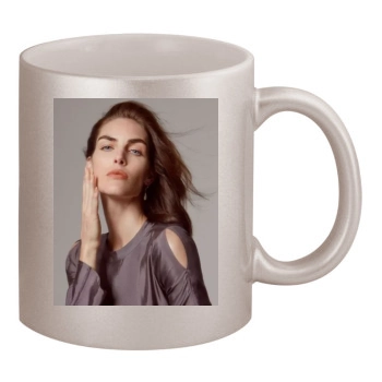 Hilary Rhoda 11oz Metallic Silver Mug