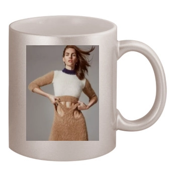 Hilary Rhoda 11oz Metallic Silver Mug