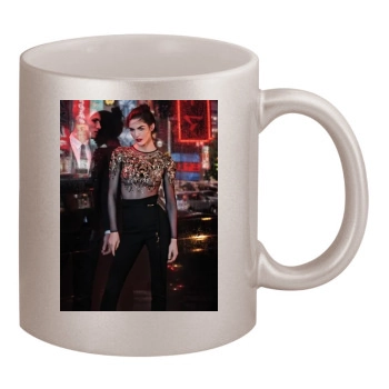 Hilary Rhoda 11oz Metallic Silver Mug