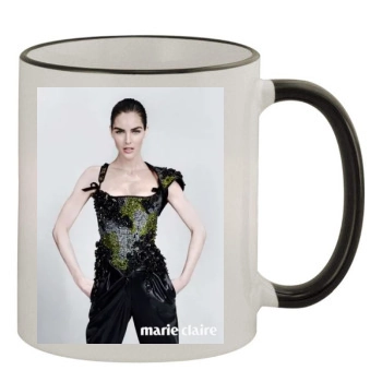 Hilary Rhoda 11oz Colored Rim & Handle Mug