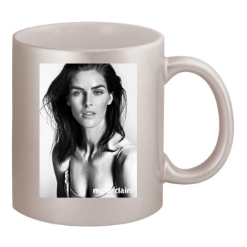 Hilary Rhoda 11oz Metallic Silver Mug