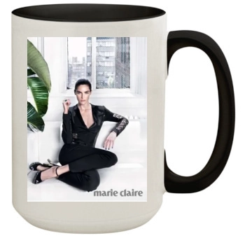 Hilary Rhoda 15oz Colored Inner & Handle Mug