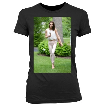 Hilary Rhoda Women's Junior Cut Crewneck T-Shirt