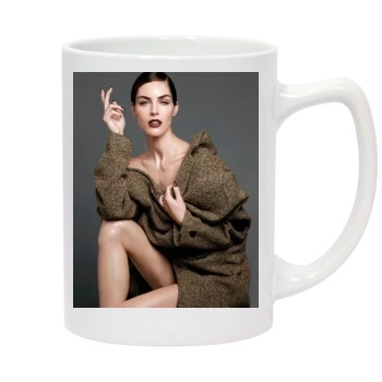 Hilary Rhoda 14oz White Statesman Mug