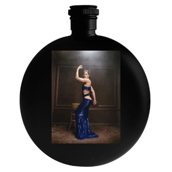 Hilary Swank Round Flask