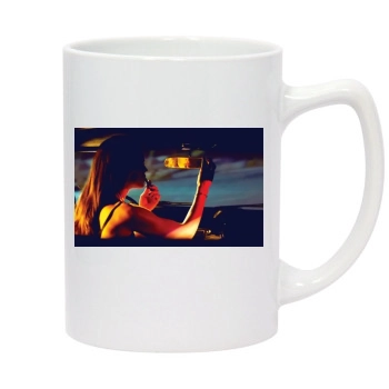 Hilary Swank 14oz White Statesman Mug