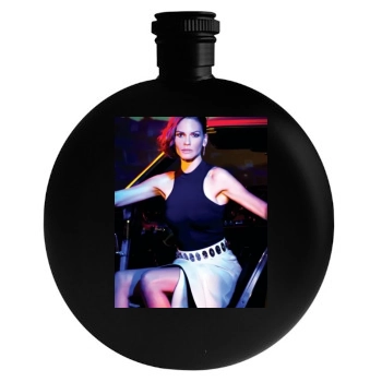 Hilary Swank Round Flask