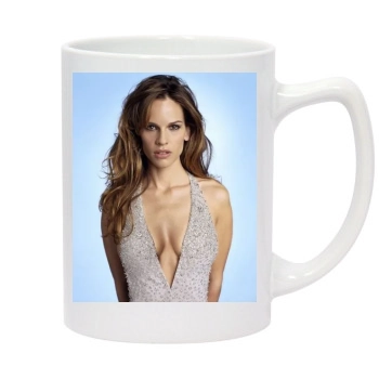 Hilary Swank 14oz White Statesman Mug