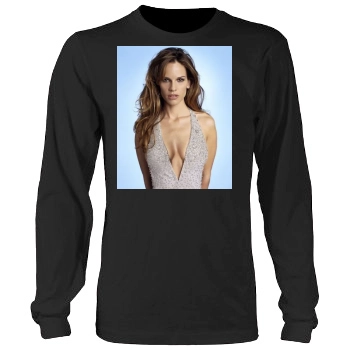 Hilary Swank Men's Heavy Long Sleeve TShirt