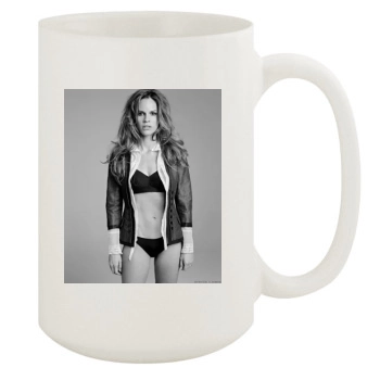 Hilary Swank 15oz White Mug