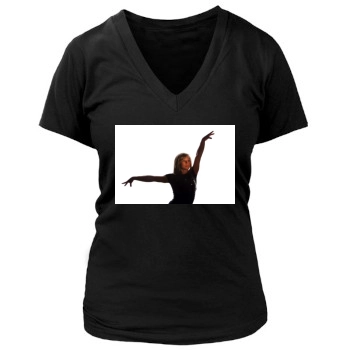 Shawn Johnson Women's Deep V-Neck TShirt