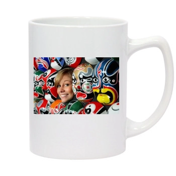 Shawn Johnson 14oz White Statesman Mug