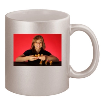 Shawn Johnson 11oz Metallic Silver Mug