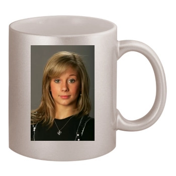 Shawn Johnson 11oz Metallic Silver Mug