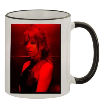 Shirley Manson 11oz Colored Rim & Handle Mug