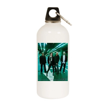 Shirley Manson White Water Bottle With Carabiner