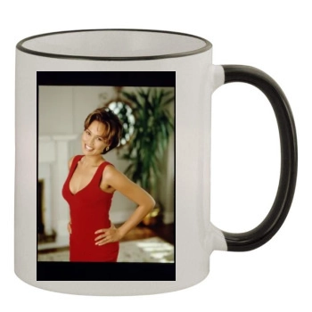 Tia Carrere 11oz Colored Rim & Handle Mug