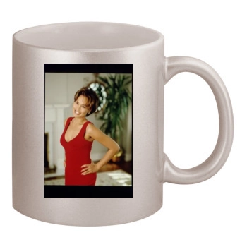 Tia Carrere 11oz Metallic Silver Mug