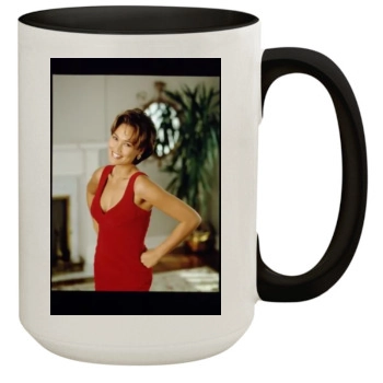 Tia Carrere 15oz Colored Inner & Handle Mug