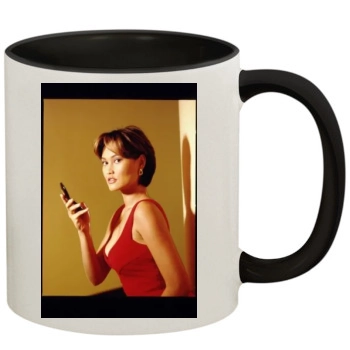 Tia Carrere 11oz Colored Inner & Handle Mug