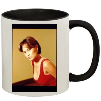 Tia Carrere 11oz Colored Inner & Handle Mug