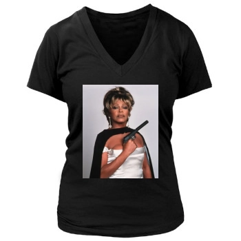 Tina Turner Women's Deep V-Neck TShirt