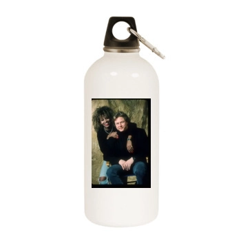 Tina Turner White Water Bottle With Carabiner