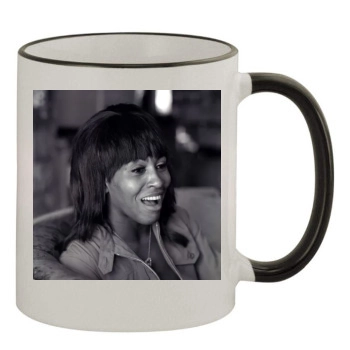 Tina Turner 11oz Colored Rim & Handle Mug