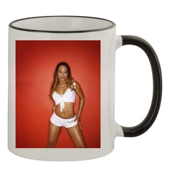 Trina 11oz Colored Rim & Handle Mug