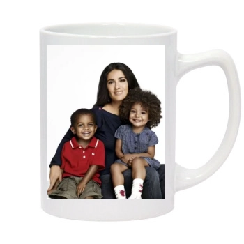 Salma Hayek 14oz White Statesman Mug