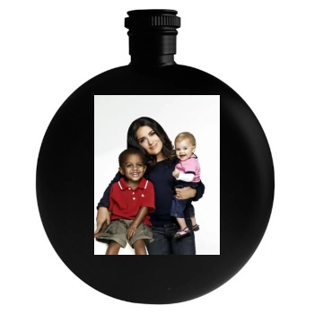 Salma Hayek Round Flask