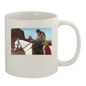 Salma Hayek 11oz White Mug