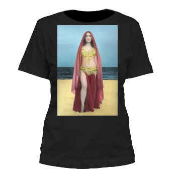 Salma Hayek Women's Cut T-Shirt