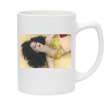 Salma Hayek 14oz White Statesman Mug