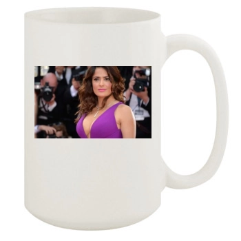 Salma Hayek 15oz White Mug