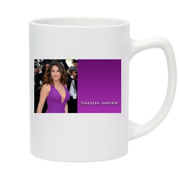 Salma Hayek 14oz White Statesman Mug